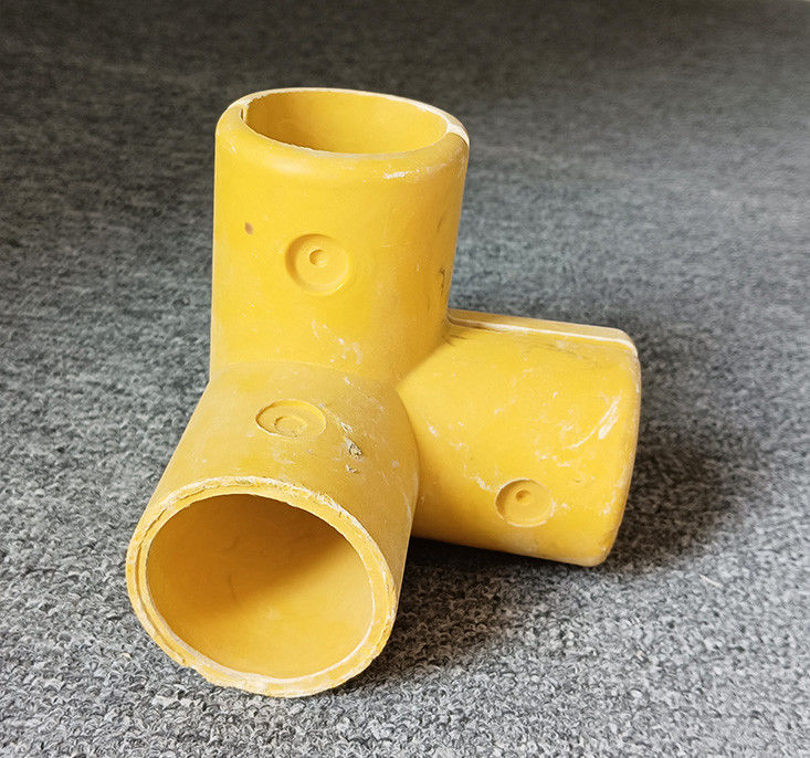 50 mm okrągła rurka włókna szklane FRP ręcznik pasujący łokieć Podstawa Tee Czterostronny złącze