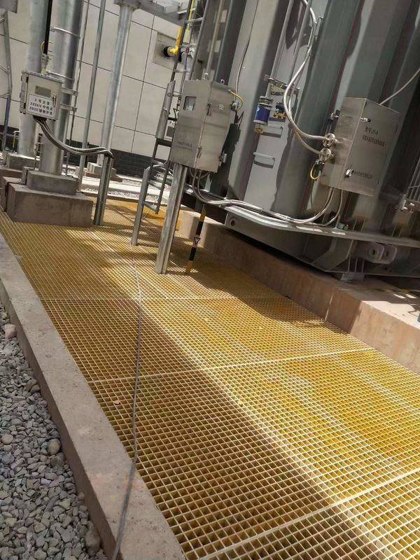 Wykorzystanie 38*38*30mm krat FRP